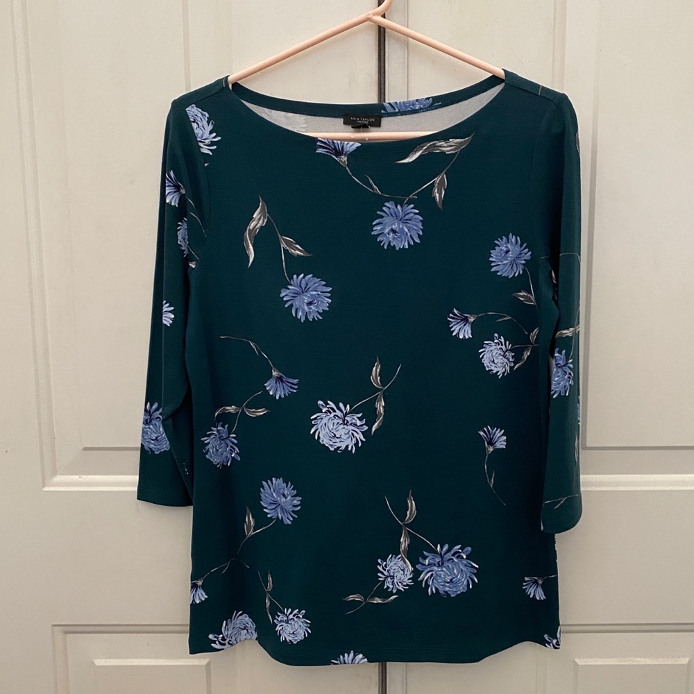 Ann Taylor Factory Floral Tee